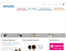 Tablet Screenshot of mail.ahoku.com